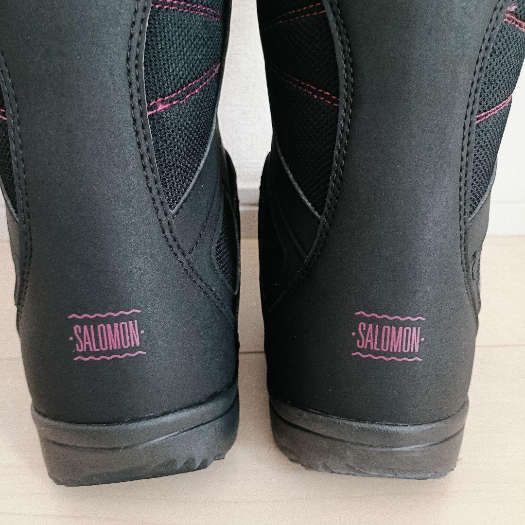 【美品】SALOMON SCARLET BOA 24.5cm