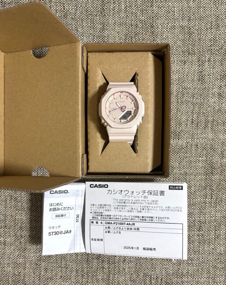 G-SHOCK GMA-P2100IT-4AJR ベージュピンク 新品未使用 - メルカリ
