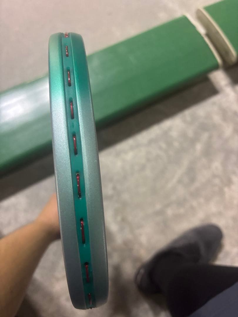 テニスラケット(軟式用) 緑色 エアロダイナミックの通販はau PAY