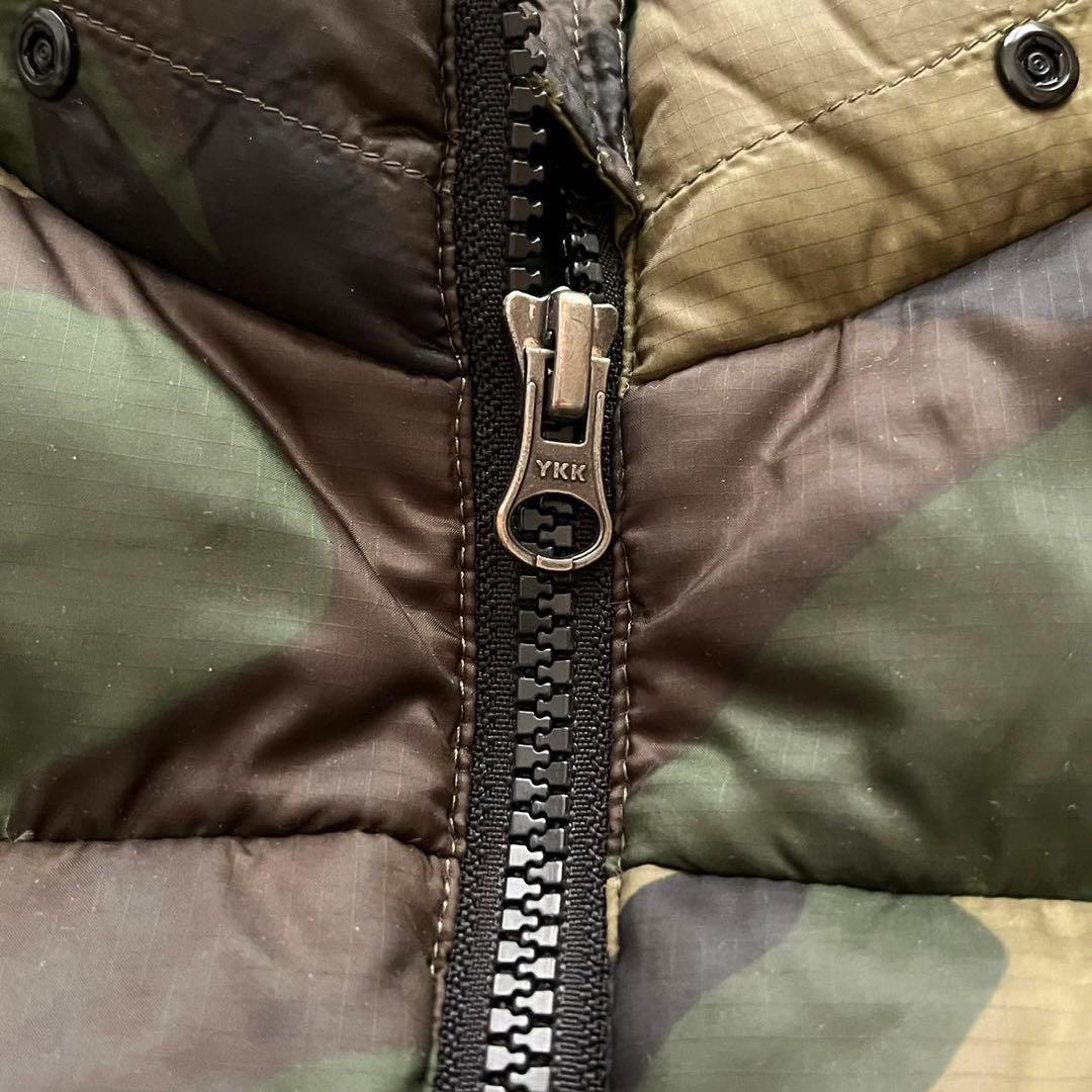 THE NORTH FACE迷彩ダウンコート ダウンジャケット キッズ 120 - メルカリ