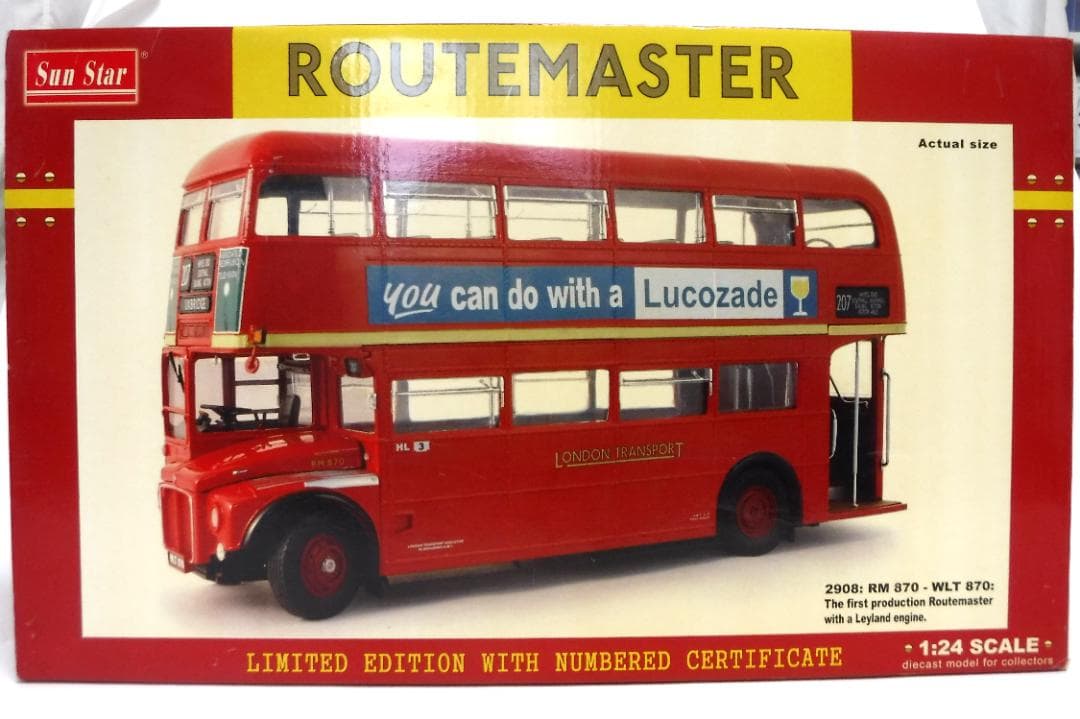 ロンドンバス 1/24 RM870 サンスター製＃2908・4500台限定品