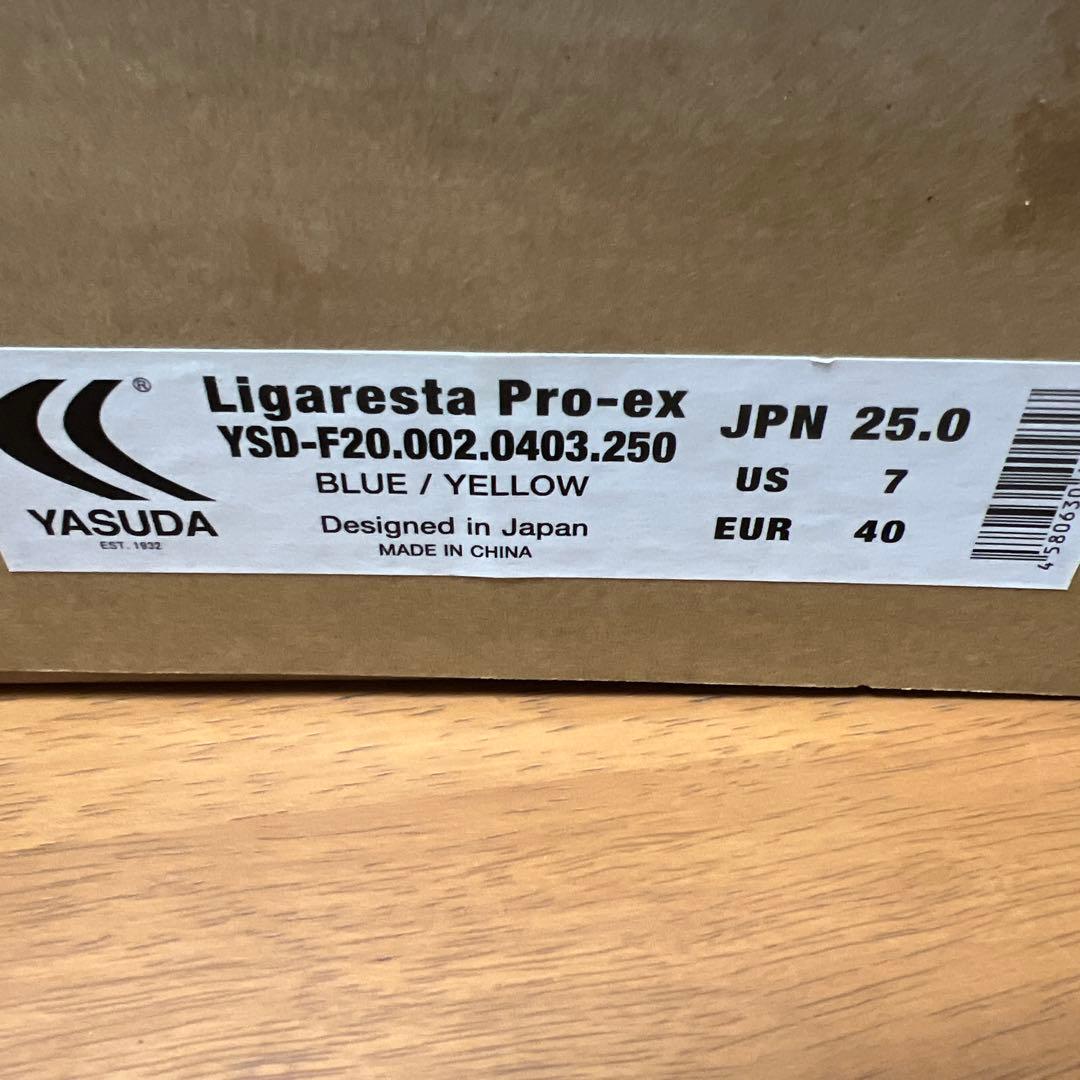 ヤスダ　リガレスタPRO　25.0cm　帝京カラー