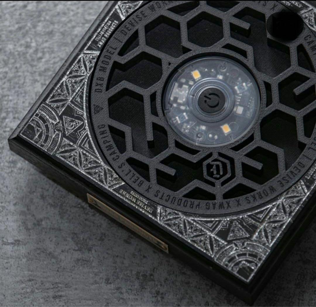 ライト・ランタン DEVISE WORKS ON THE X-TAGE BLACK ON THE X-TAGE BLACK | DEVISE WORKS | キャンプ用品