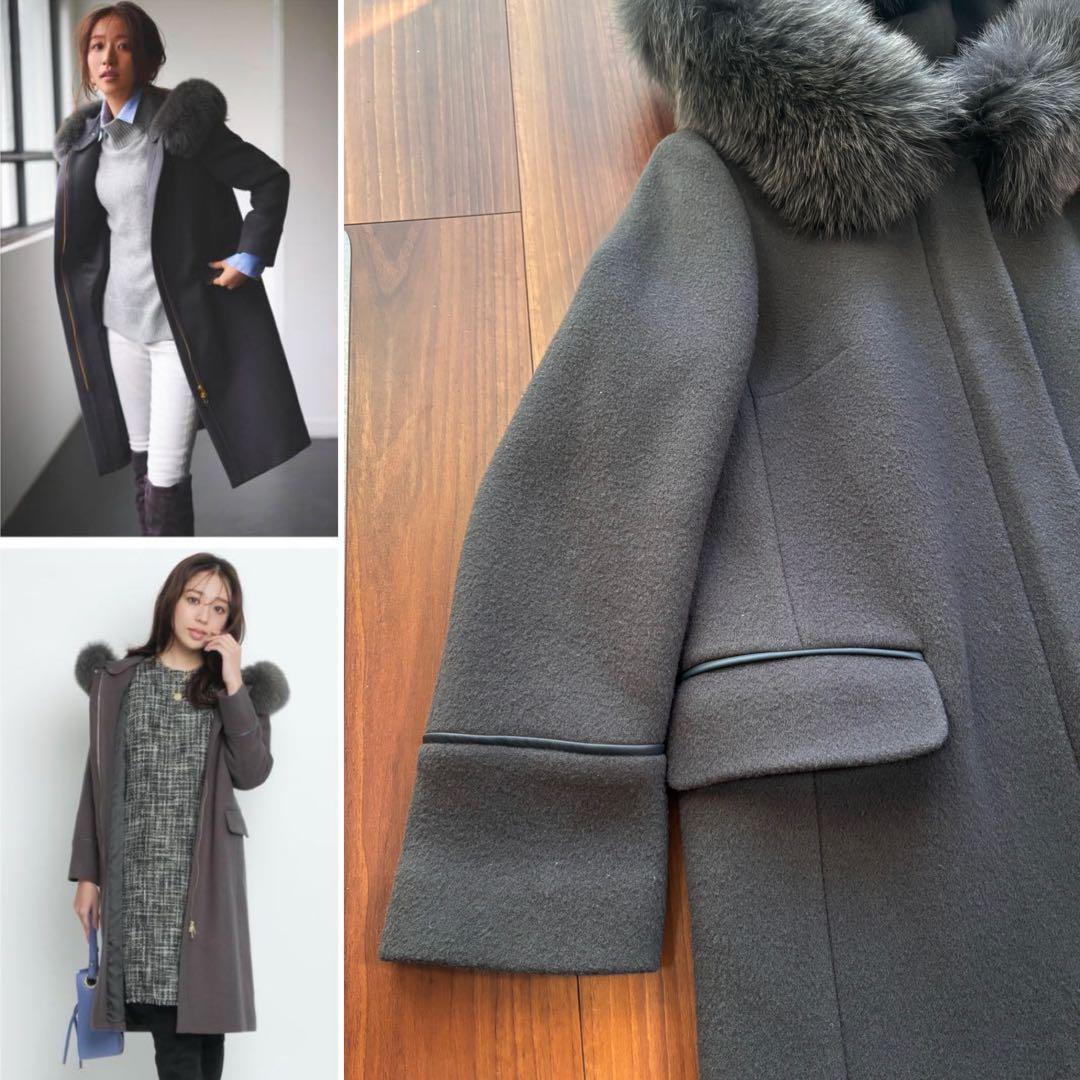 ☆2021AW☆ジャスグリッティー☆3wayコート☆チャコールグレー0