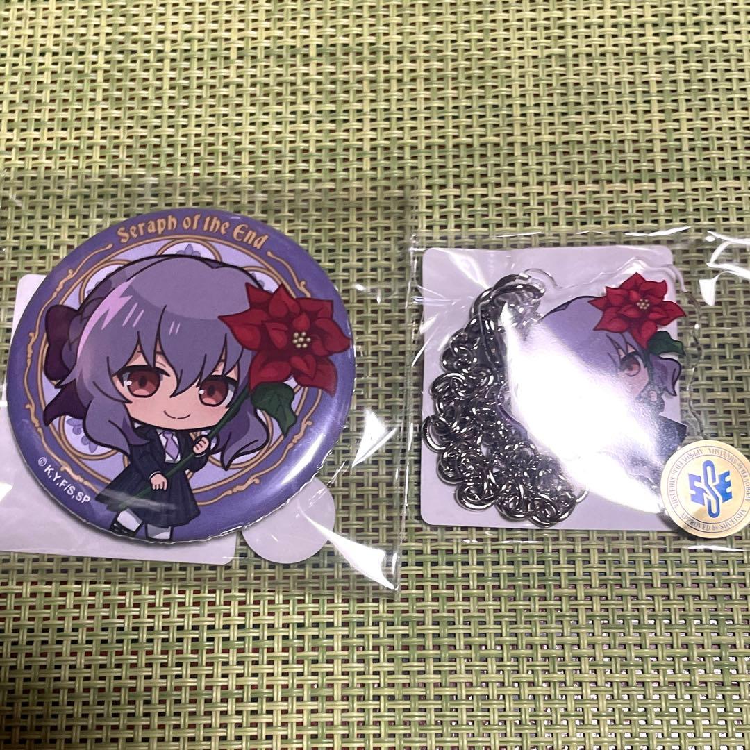 終わりのセラフ DMMスクラッチ シノア 缶バッジ アクリルスタンド