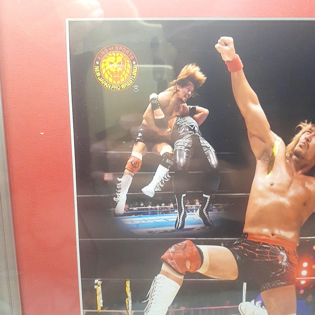 内藤哲也 IWGP&インターコンチネンタル2冠 フォトフレーム サイン入り