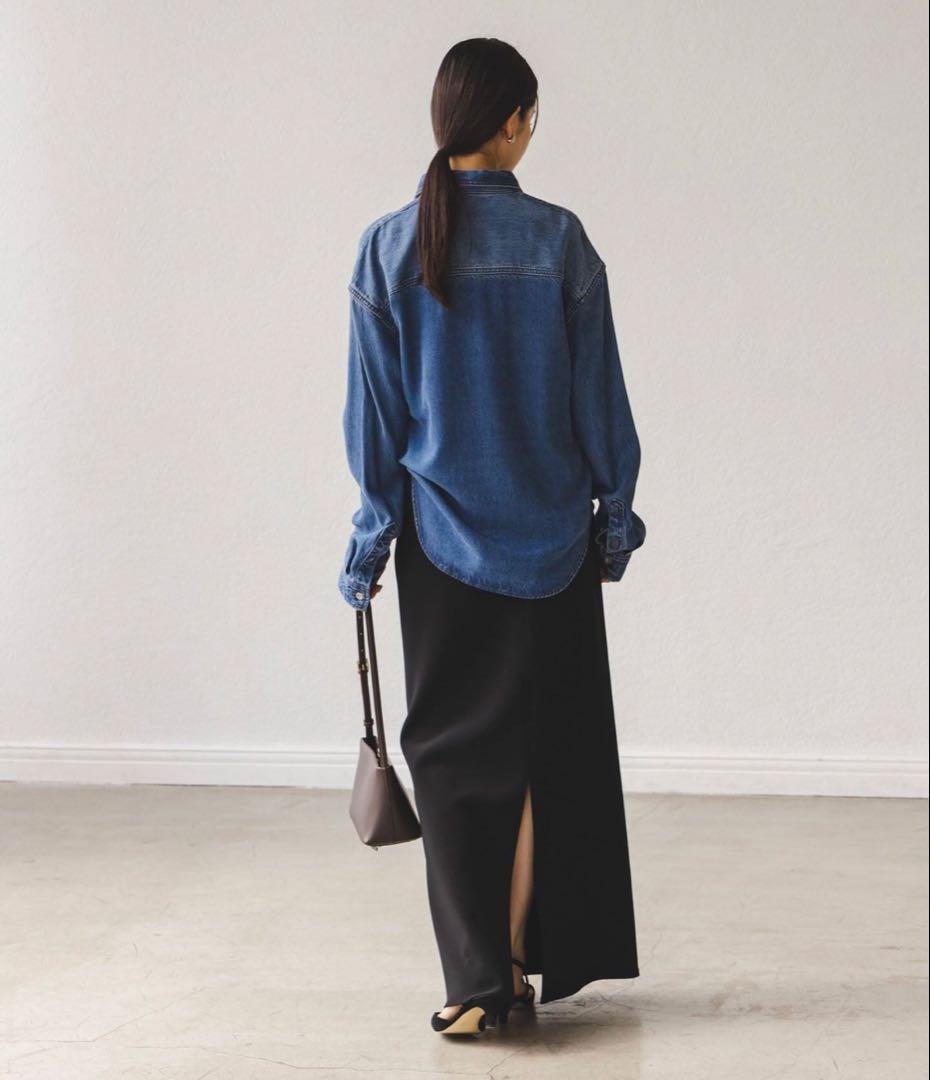 NOBLE コンフォートジャージーライクタイトスカート36 - メルカリ