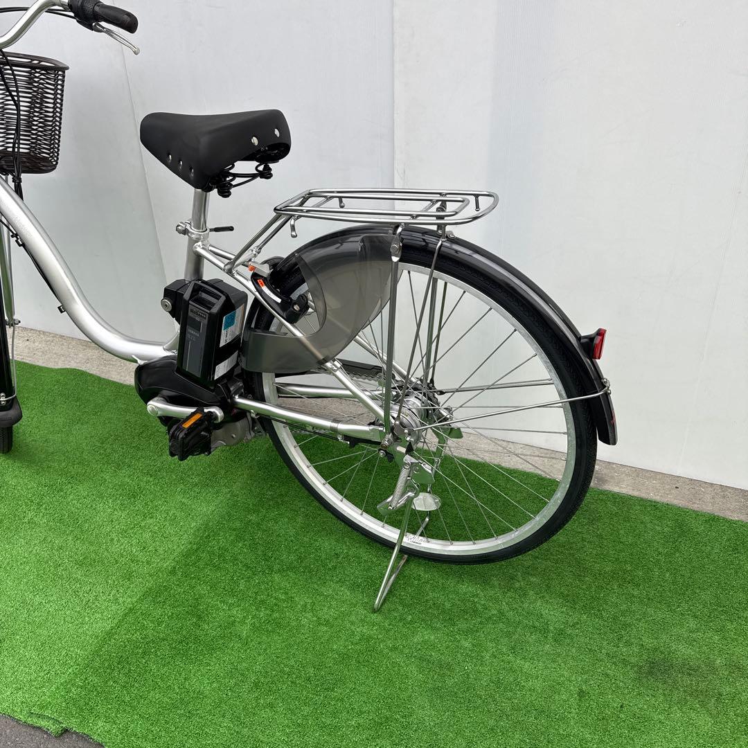 YAMAHAヤマハ電動アシスト自転車26インチ 12.3Ah シルバー