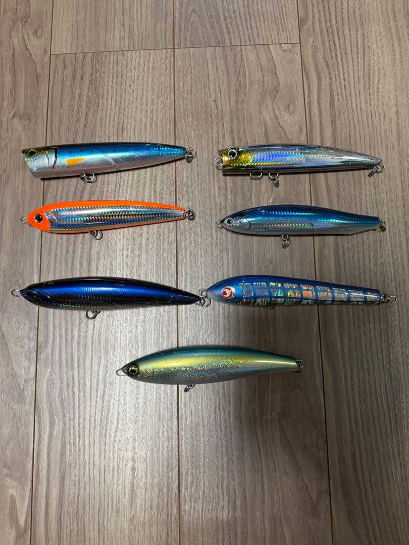 青物ルアー9個セット　ヒラマサやブリ　ダイビングペンシル　ポッパー 2026年最新】Yahoo!オークション -ダイビングペンシル(トップ