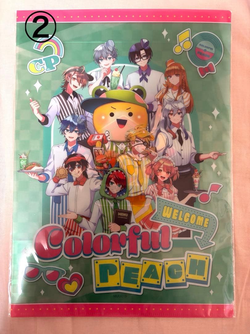 カラフルピーチ クリアファイル まとめ売り