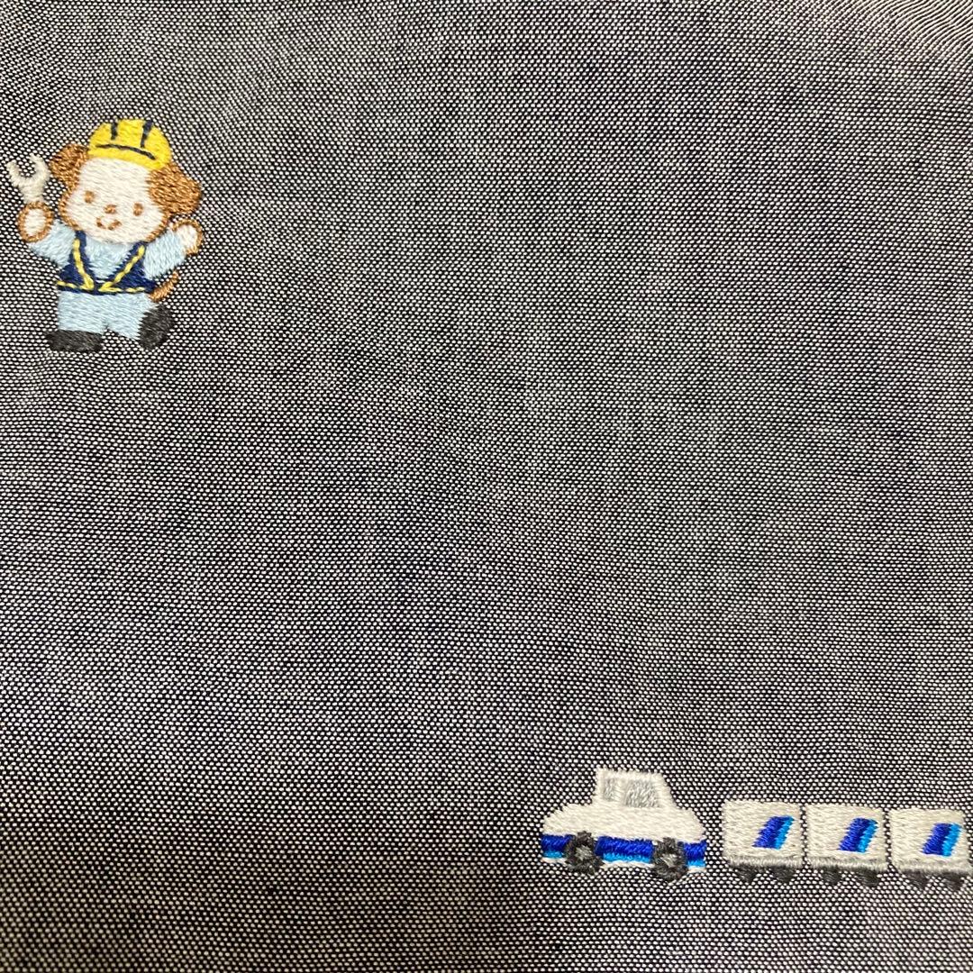 未使用に近い♡ ファミリア ANA レッスンバッグ 刺繍 くま 飛行機