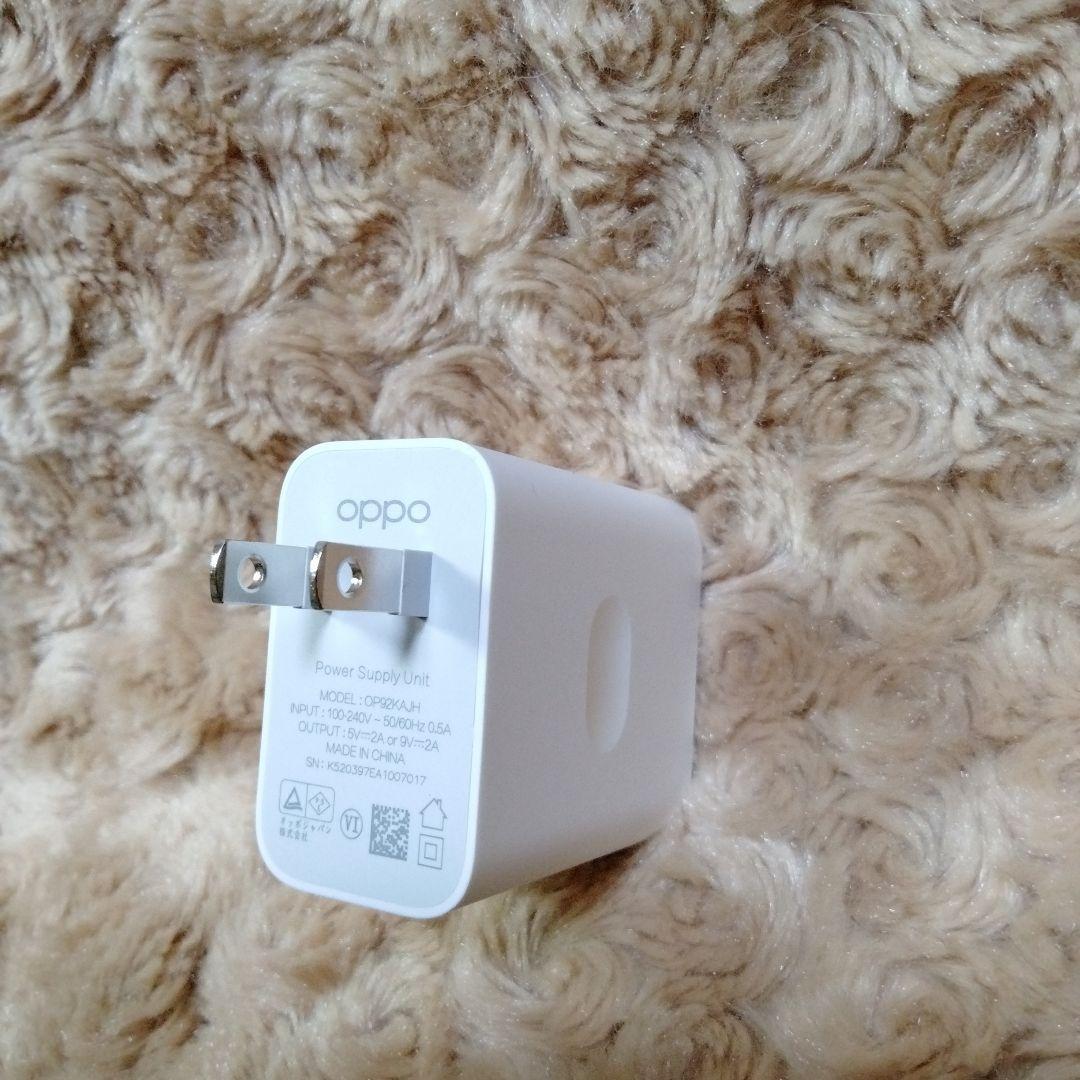 OPPO A73 純正付属品 充電器 タイプCケーブル イヤホン 3点セット