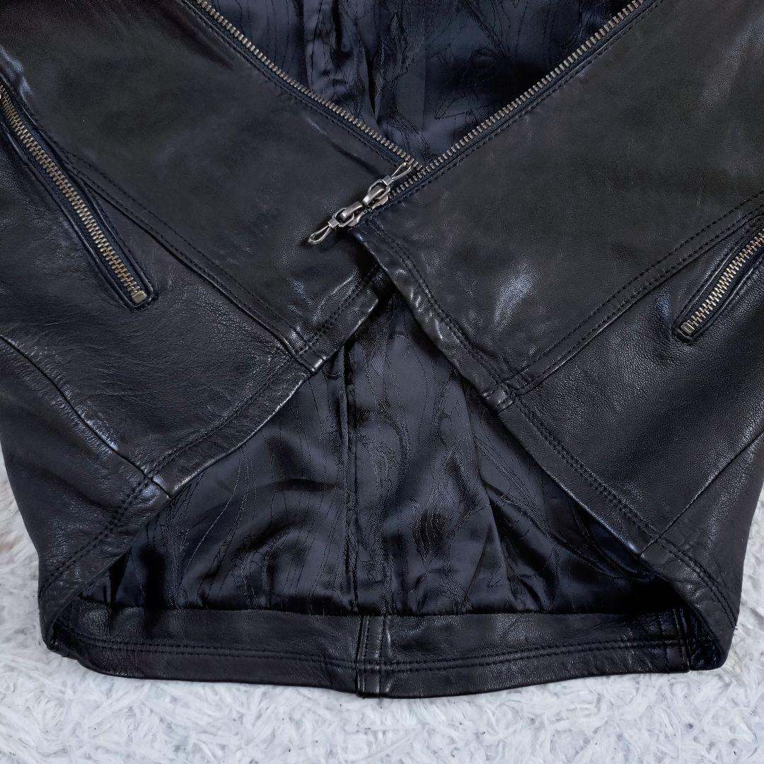 JVKE様 専用】FUGA Y2K レザージャケット 本革 ハイネック - メルカリ