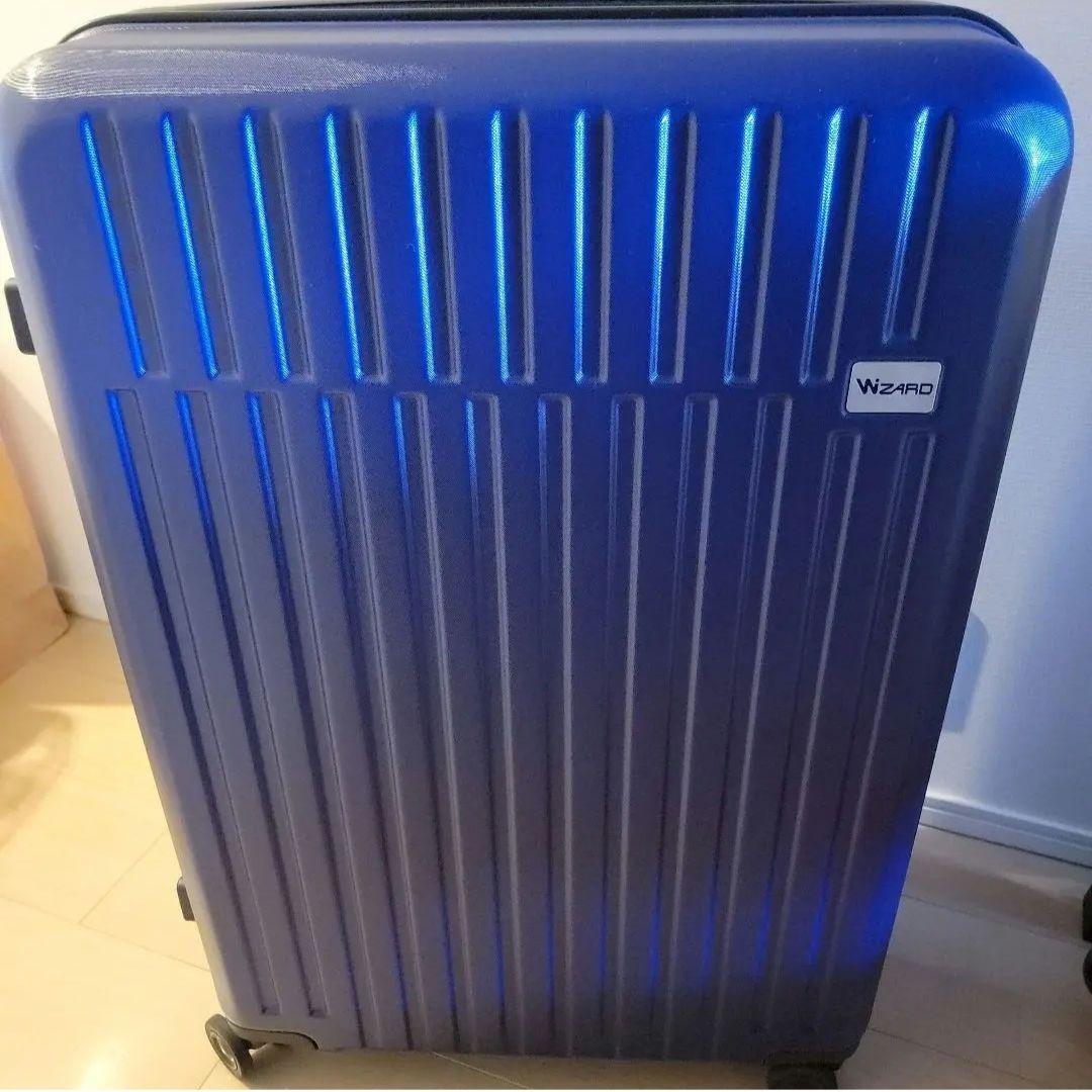 【美品】キャリーカート スーツケース 青 紫 96L　サンコー鞄 2026年最新】サンコー スーツケースの人気アイテム - メルカリ