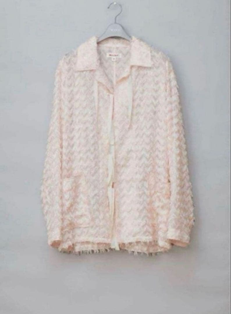 MASU FLUFFY PAJAMA SHIRT サイズ46　TAKATO着用 MASU(エムエーエスユー)のFLUFFY PAJAMA SHIRT BABY PINKの通販