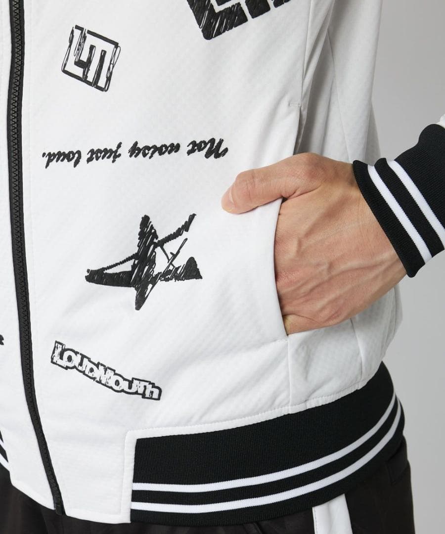 秋冬☆ラウドマウスゴルフ☆4WAYストレッチライトボンディングブルゾン