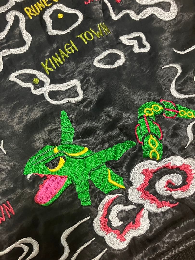 ポケモン スカジャン レックウザ pokemon time - メルカリ