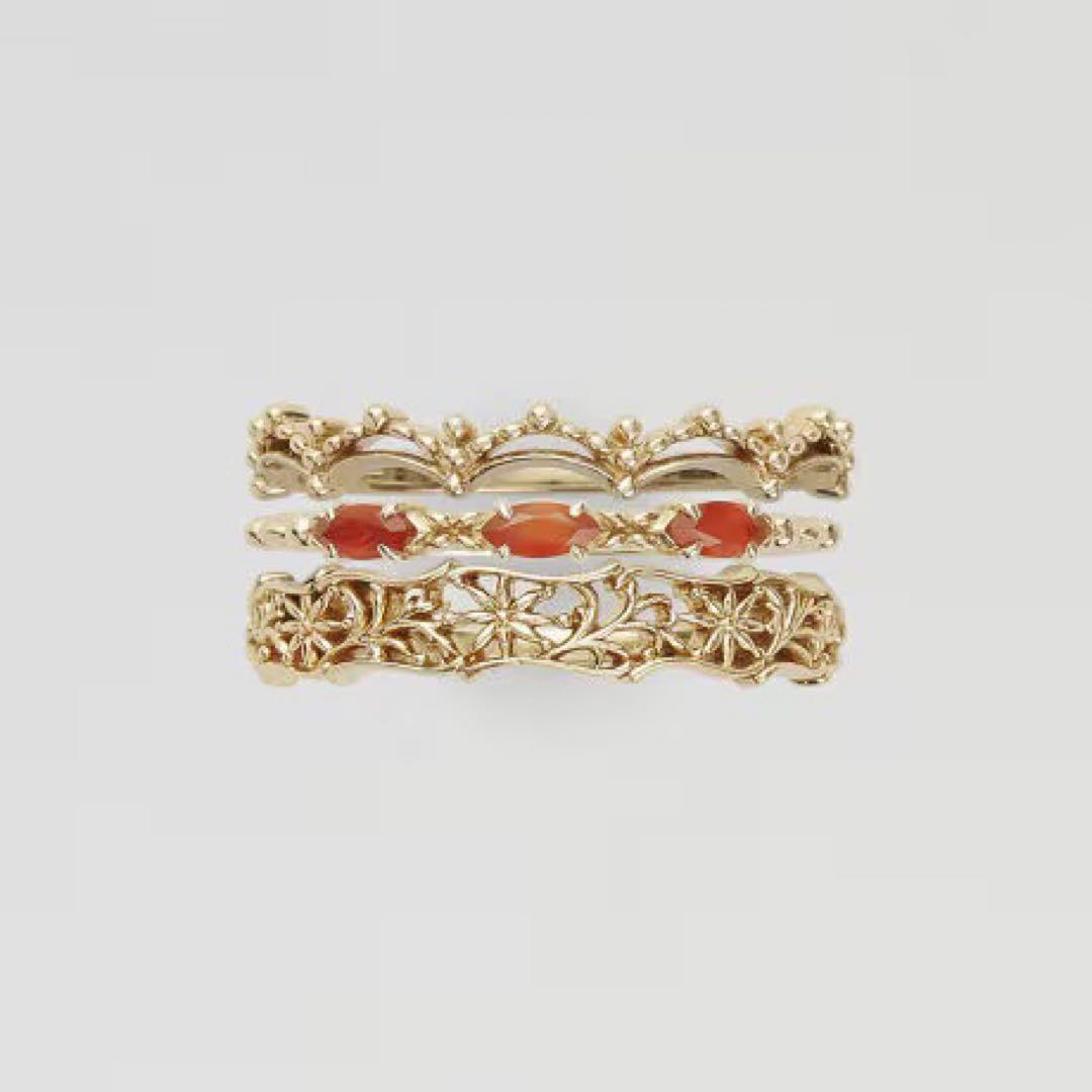 NOJESS】 Pocket Ring k10スカラップレース リング 13号 - メルカリ