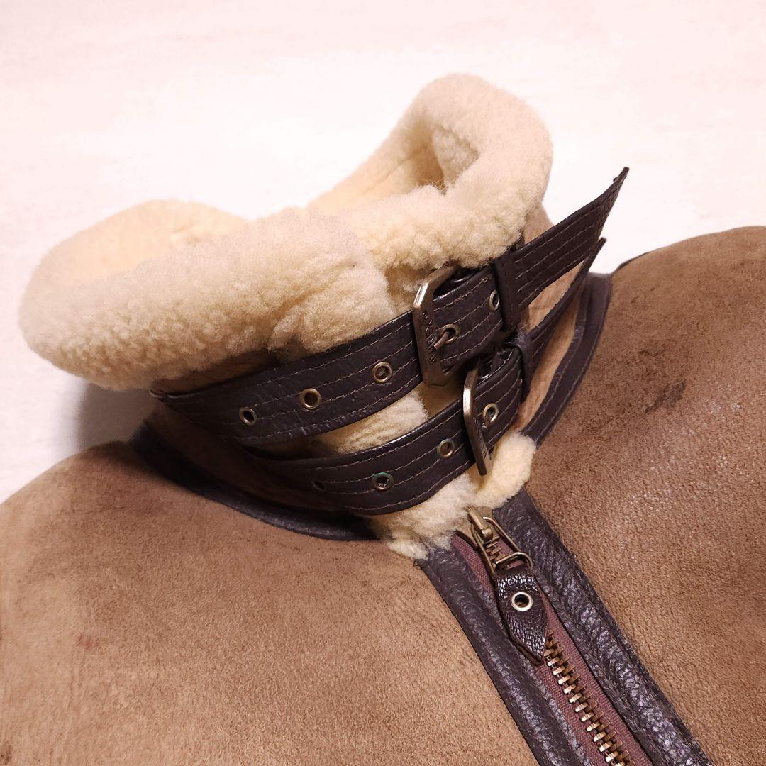 80s USA製 AVIREX TYPE B-3 B3 極厚 リアルムートンジ - メルカリ