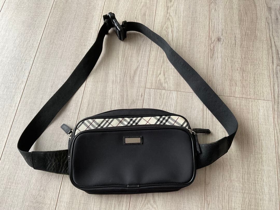 Burberry Black Label ボディバッグ BURBERRY BLACK LABEL ウエストバッグ ボディバッグ メンズ バーバリー