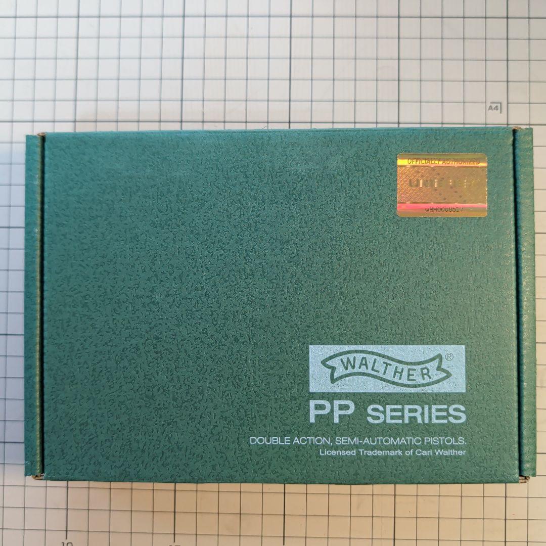 マルゼン　ワルサーPP 　ブローバック　ブラックモデル　取説汚れあり