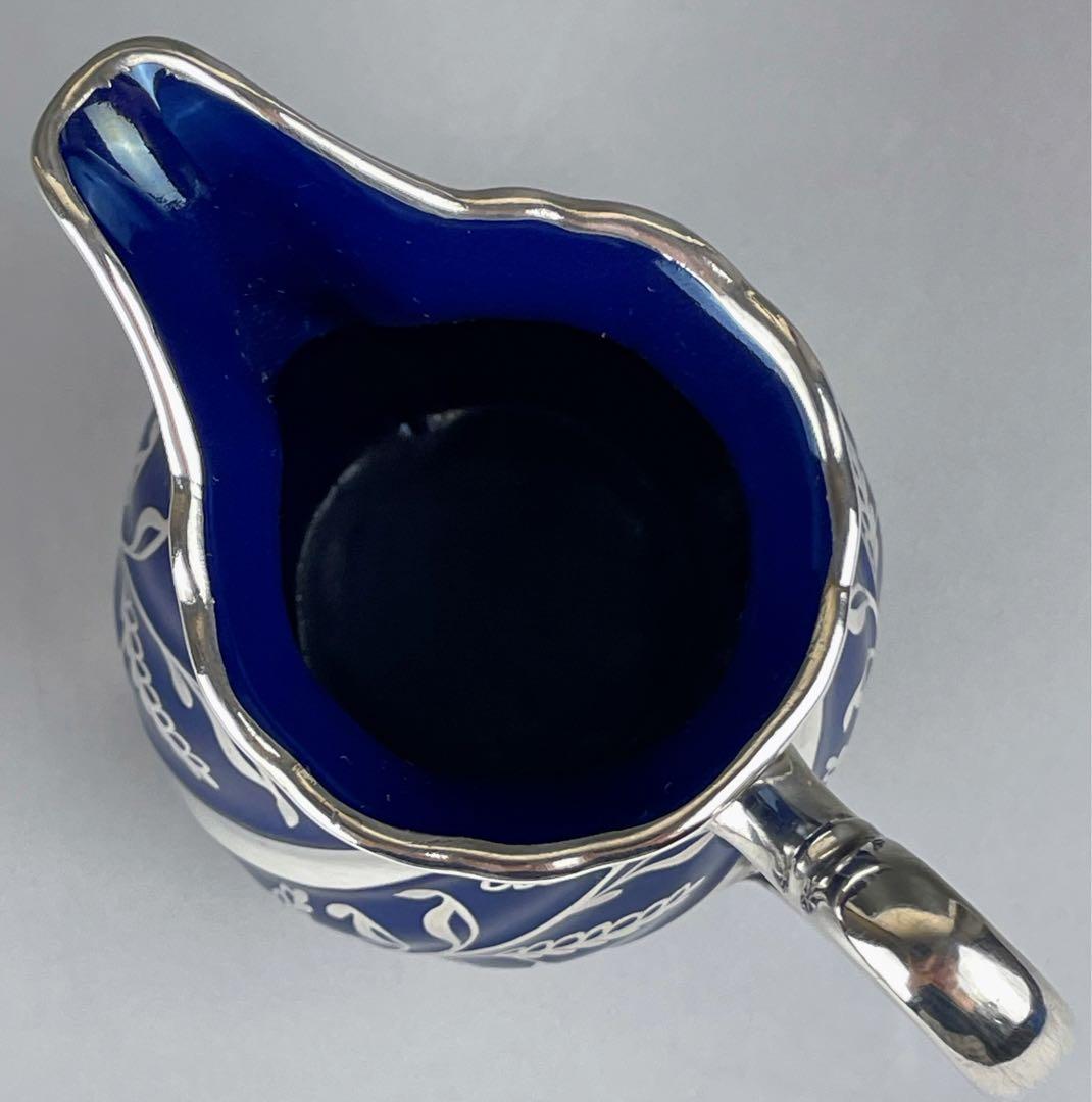 専用】リチャードジノリ 純銀巻 草花紋 水差し アールヌーボー ミルク