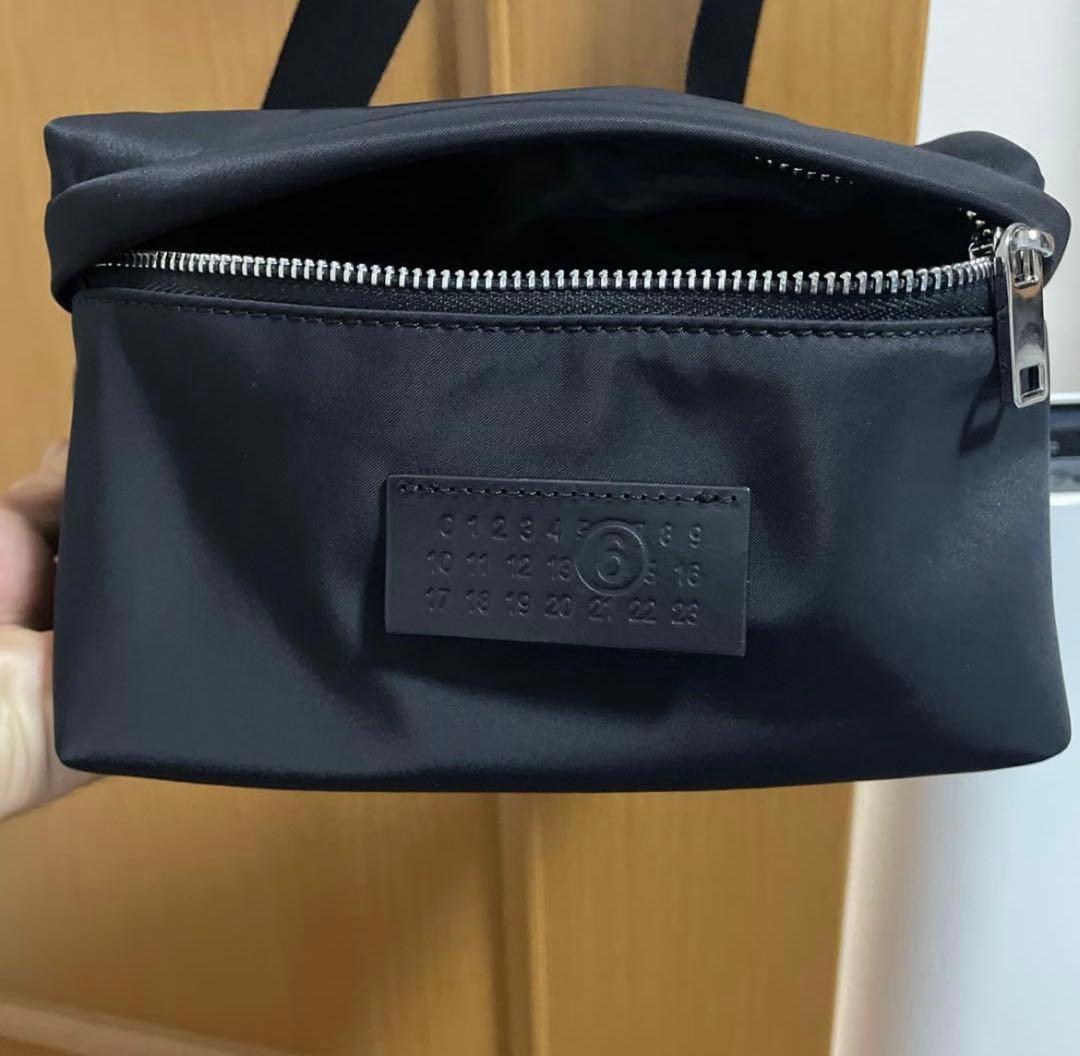 MM6 Maison Margiela ロゴ タグ ベルトバッグ ワンショルダー MM6 エムエムシックス メゾンマルジェラ Maison Margiela レディース