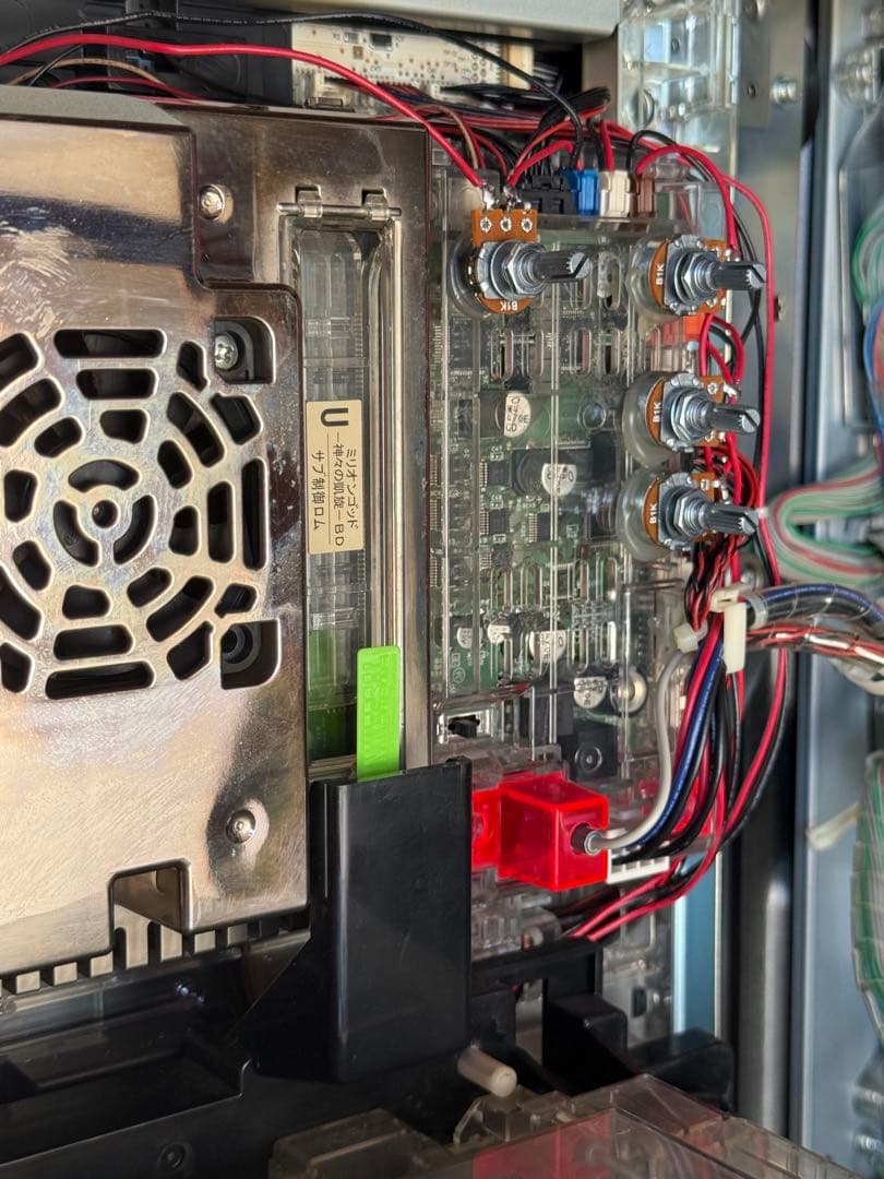 ミリオンゴッド　神々の凱旋　実機　スロット台　不要機付　パチスロ　GOD