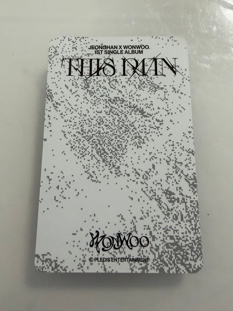 SEVENTEEN ウォヌ THIS MAN ポップアップ アクスタ トレカ - メルカリ