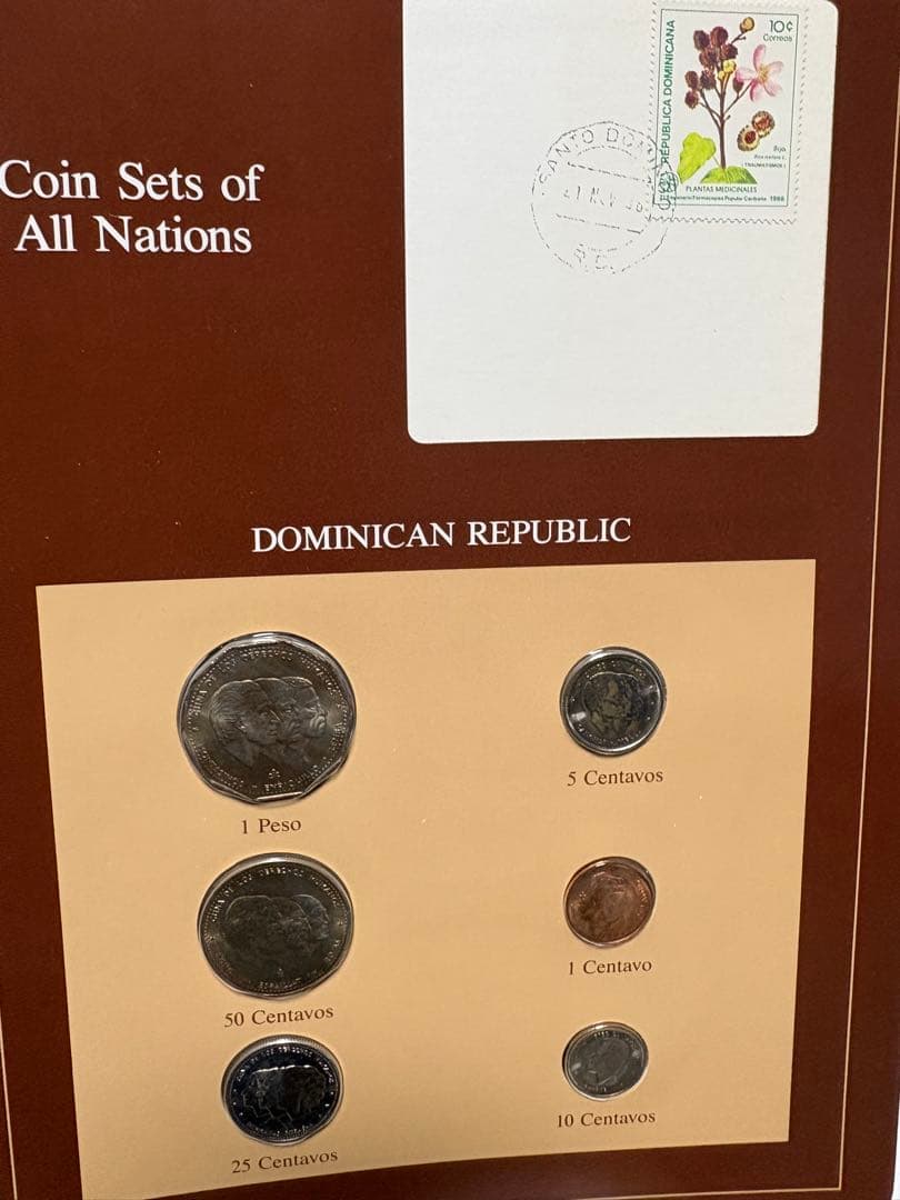 完全未使用 フランクリンミント ドミニカ 貨幣セット 6種 プルーフ貨幣