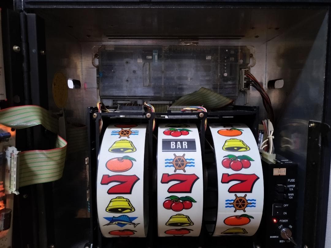 【パチスロ実機】オリンピア★ブルーマリーンⅡ【不要機付き】４号機・レトロ