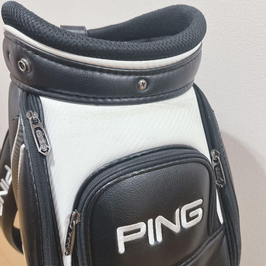 K267 PING ピン キャディバッグ ブラック フード無し ゴルフ