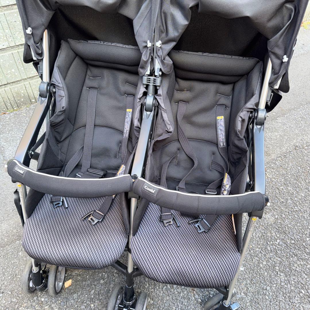 Combi ベビーカー ツインスピン コンビ 双子 2人乗り 横型 折りたたみ