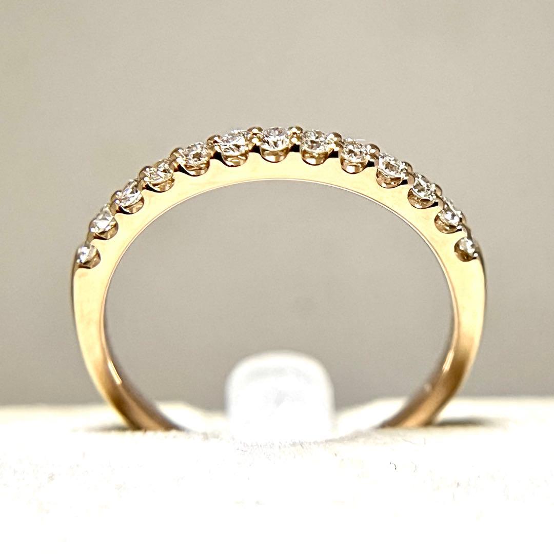 ヴァンドーム青山 K18 ピンクゴールド ハーフエタニティ ダイヤモンド