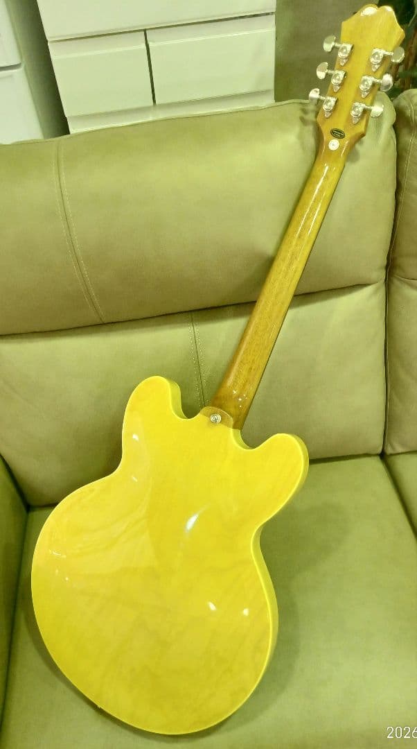 Epiphone　DOT NA ナチュラル　傷なし　ネック良好　保管品　超美品