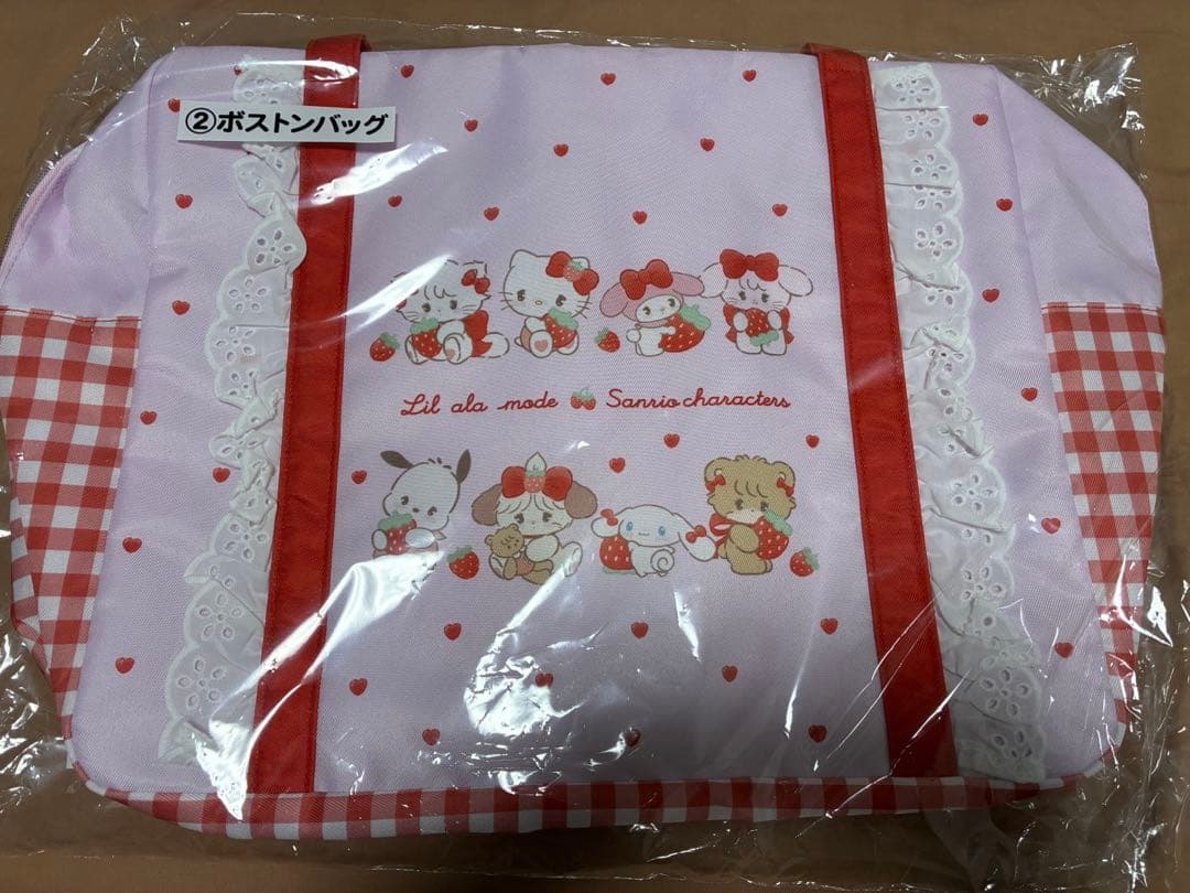 サンリオ　一番くじ　クッション　ボストンバッグ　マット　ポーチ　マット　チャーム