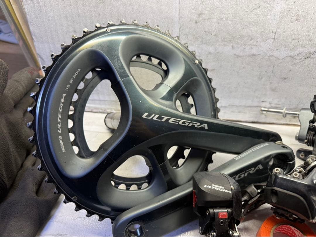 シマノ アルテグラ6870 di2 フルセット コンポセット - メルカリ