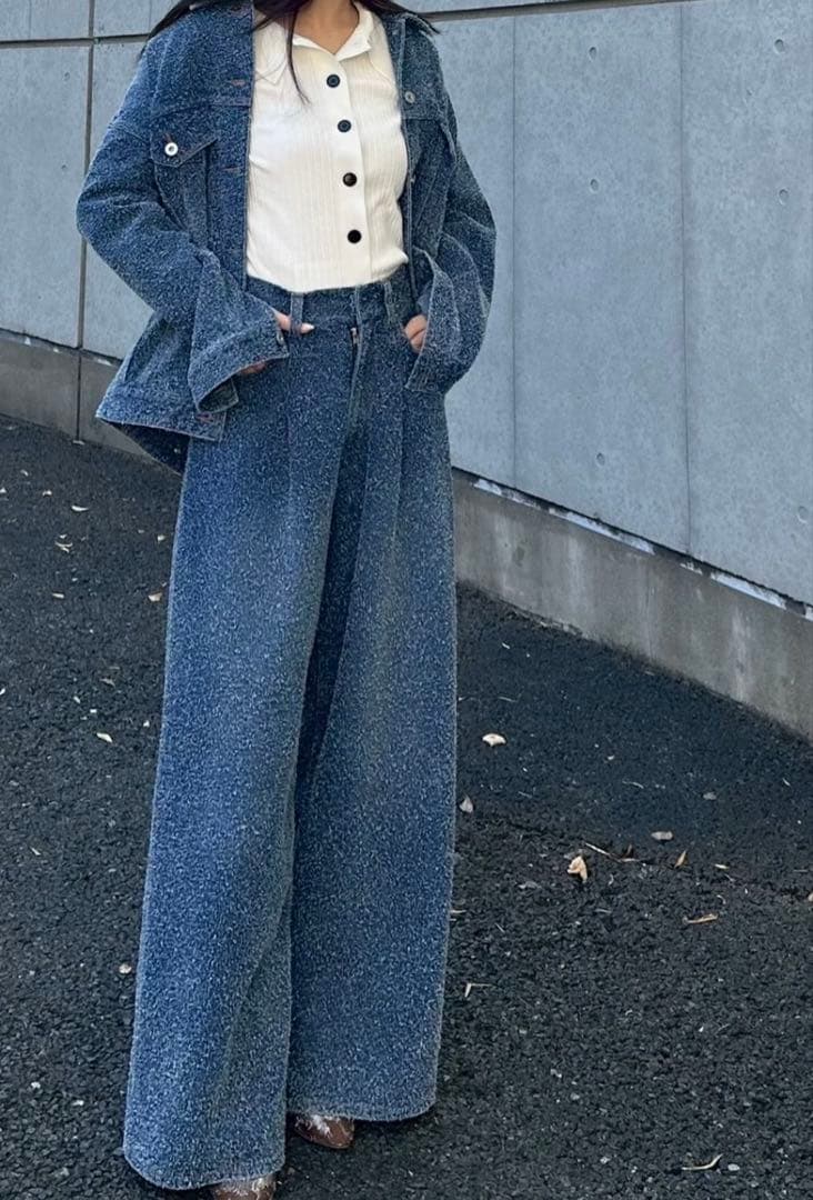 シーニュ cygne♡ファンシーデニムパンツ00 - メルカリ