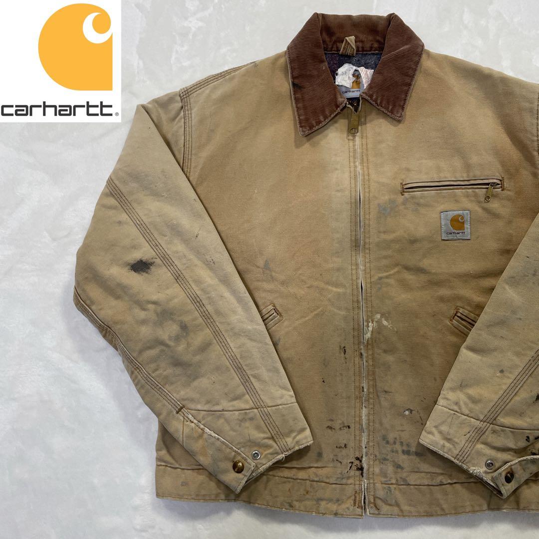 カーハート デトロイトジャケット 44J01BRN 星タグ USA製 90's - メルカリ