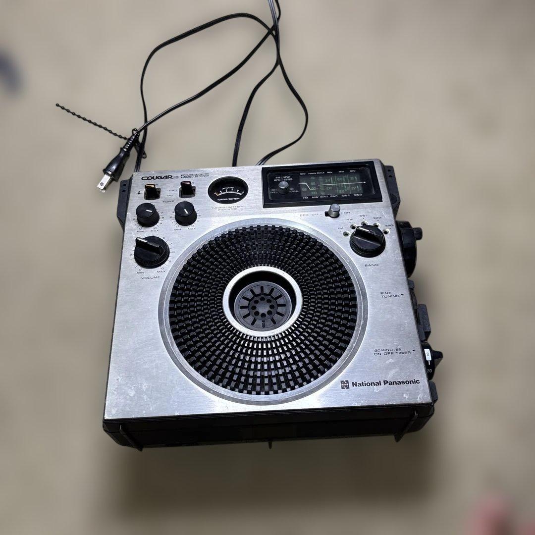 National Panasonic COUGARラジオ・カセットプレーヤー 概要 ラジオカセットレコーダー RX-M45 | ラジオ／CDラジオ／ラジオ
