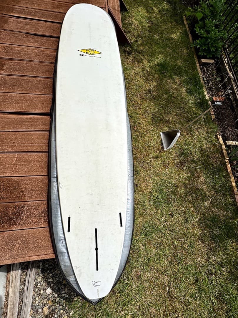 ノーブランド社製 ZACK & KITTY ロングボード ホワイト/オレンジ