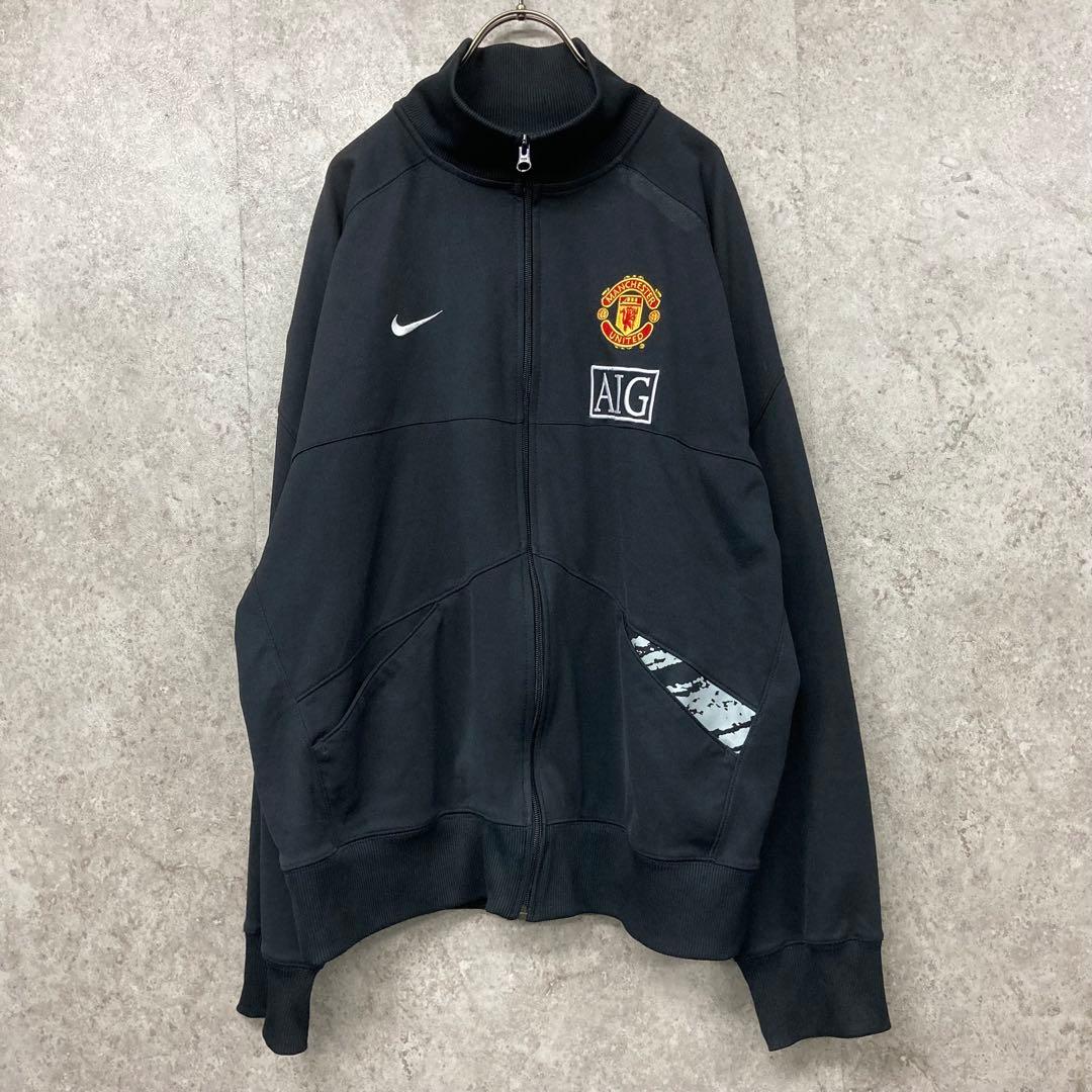 レア《ナイキ》マンチェスターユナイテッド刺繍トラックジャケット