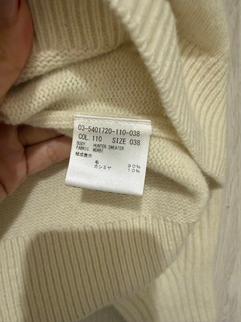 Theoryluxe ニットプルオーバー サイズ38 エクリュ - メルカリ