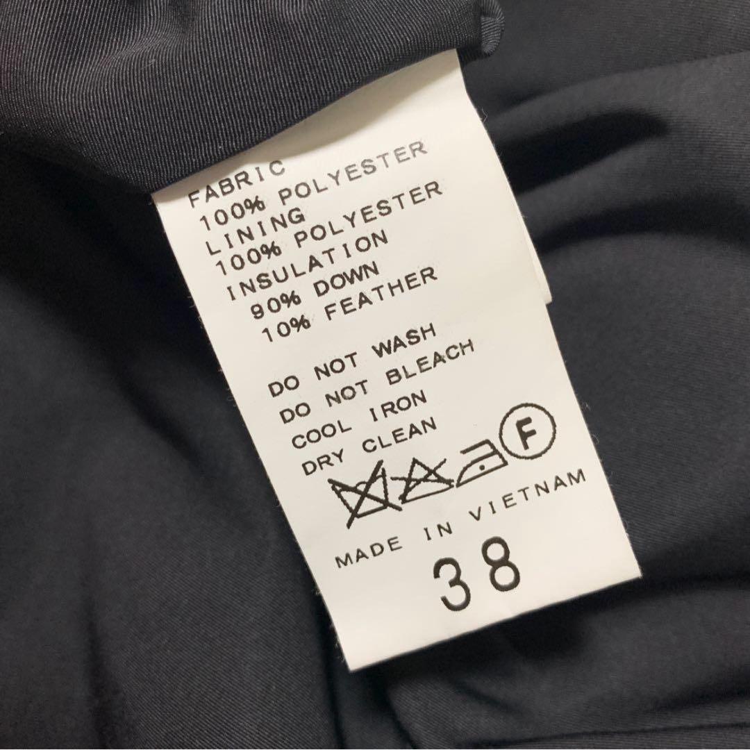 ノーブル エステルファイユミドル ダウンコート ボリュームカラー M