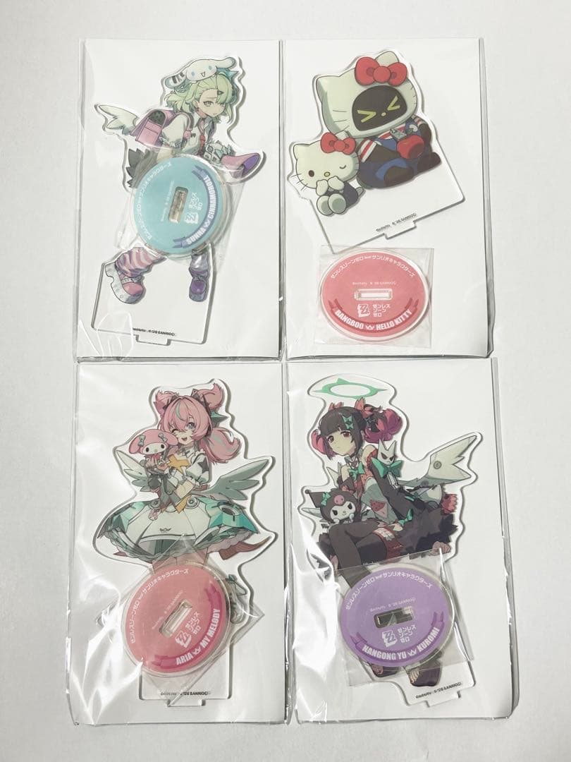 ゼンレスゾーンゼロ サンリオ アクリルスタンド GIGO限定 全4種 コンプ