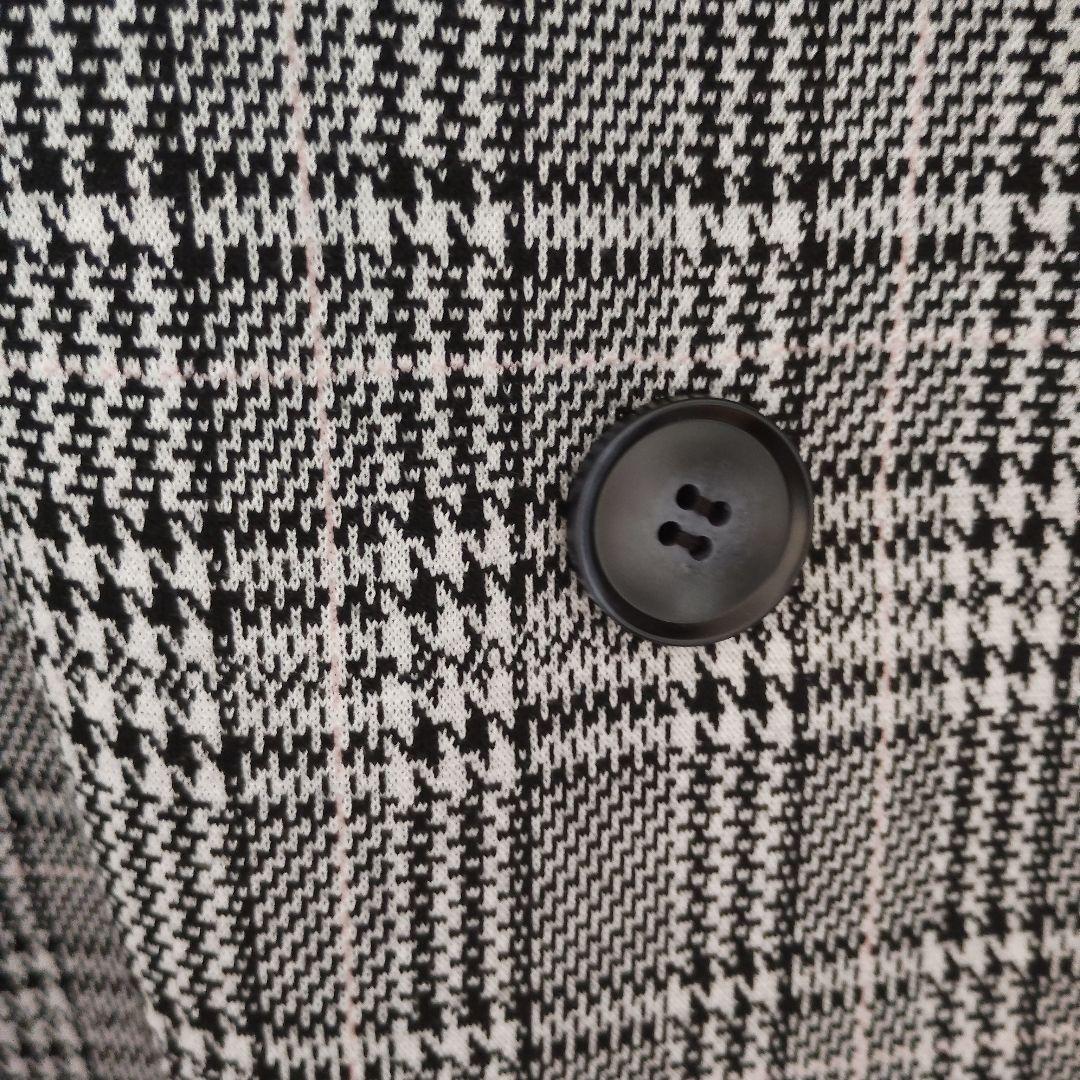 チェック柄 ダブルブレストジャケット - メルカリ