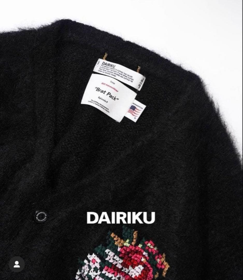 DAIRIKUx417EDIFICE 別注 モヘアカーディガン