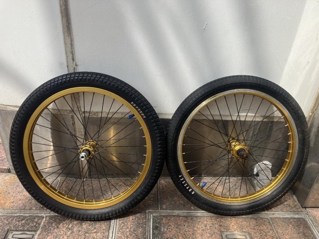 ODYSSEY BMX ホイール＆タイヤセット 20インチ Odyssey Quadrant Freecoaster 20
