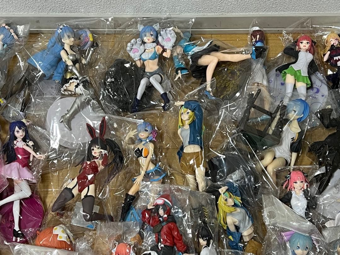 ジャンク品69体 美少女等プライズフィギュア開封品 まとめ売り