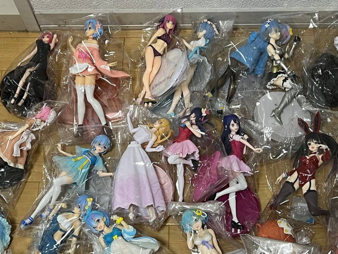 ジャンク品69体 美少女等プライズフィギュア開封品 まとめ売り